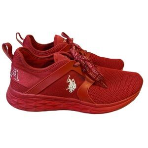 USPA Bright Red Tennis Shoes/Sneakers Women’s Size 8